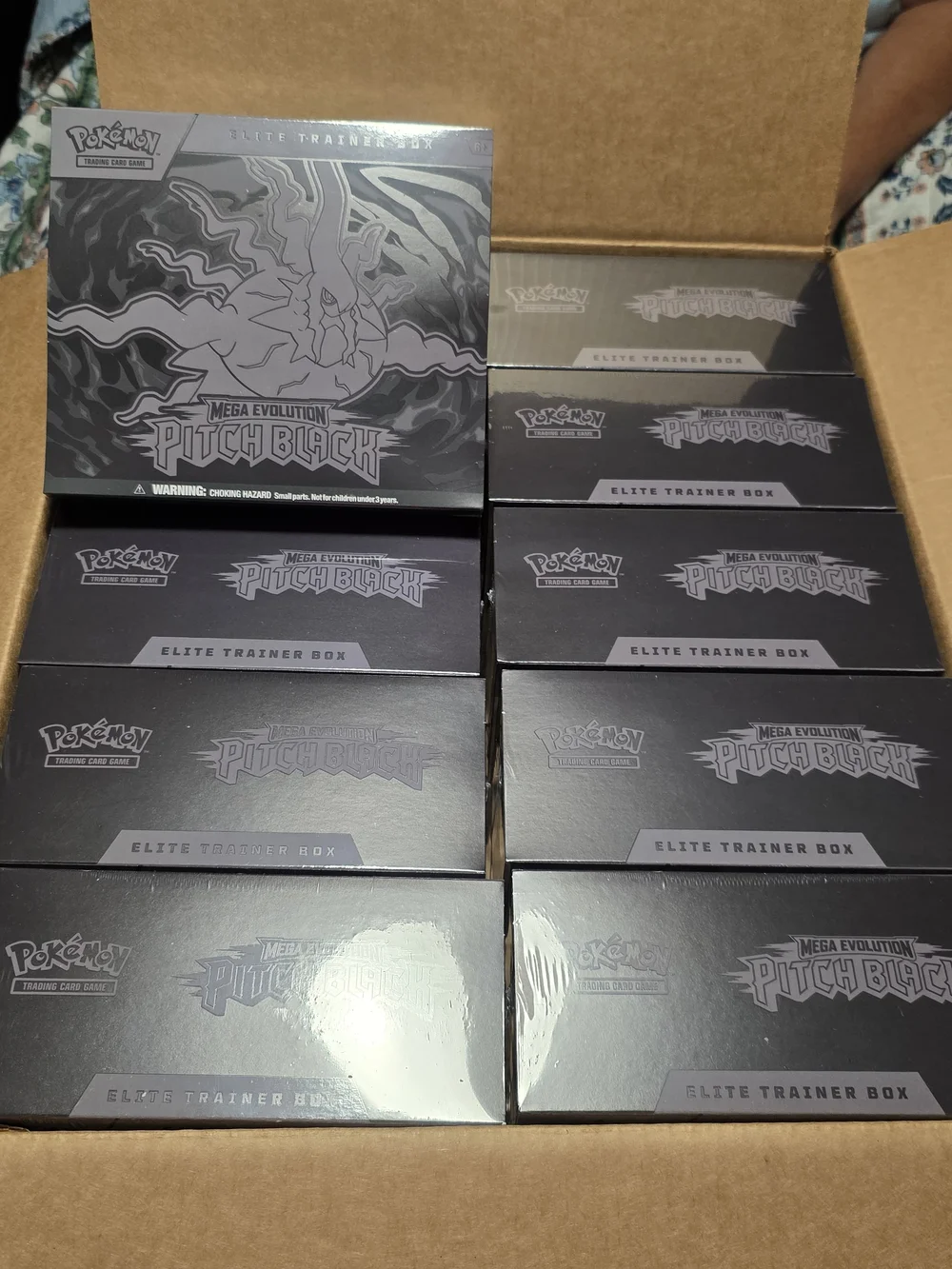 Mega Evolution Pitch Black Elite Trainer Box - Black